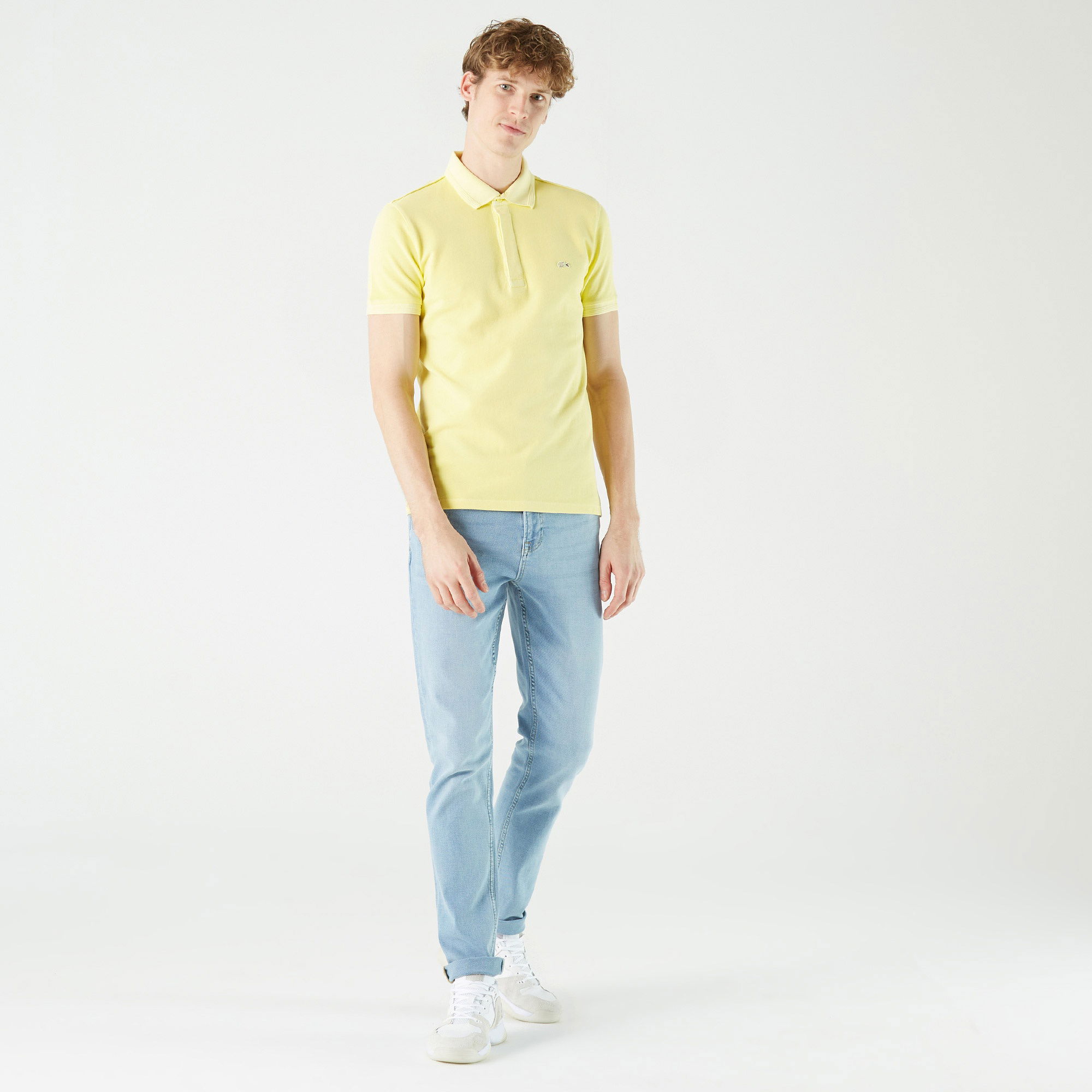Lacoste Erkek Regular Fit Sarı Polo