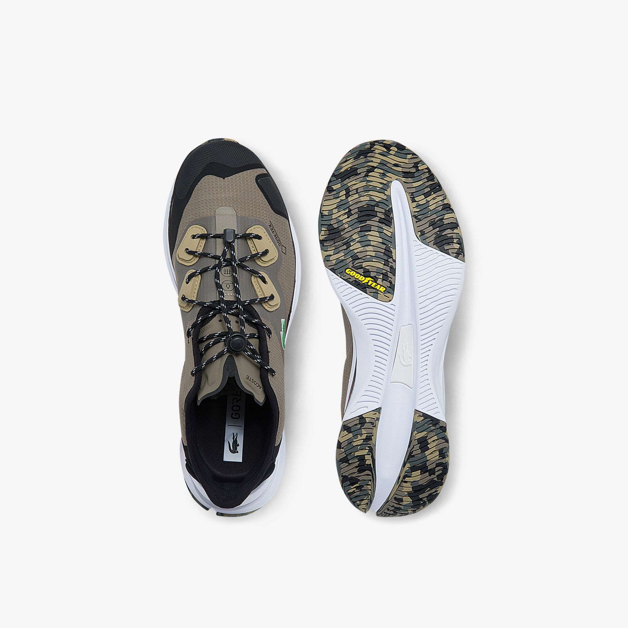 Lacoste Run Spin Ultra Gtx 0321 1 Sma Erkek Haki - Siyah Sneaker