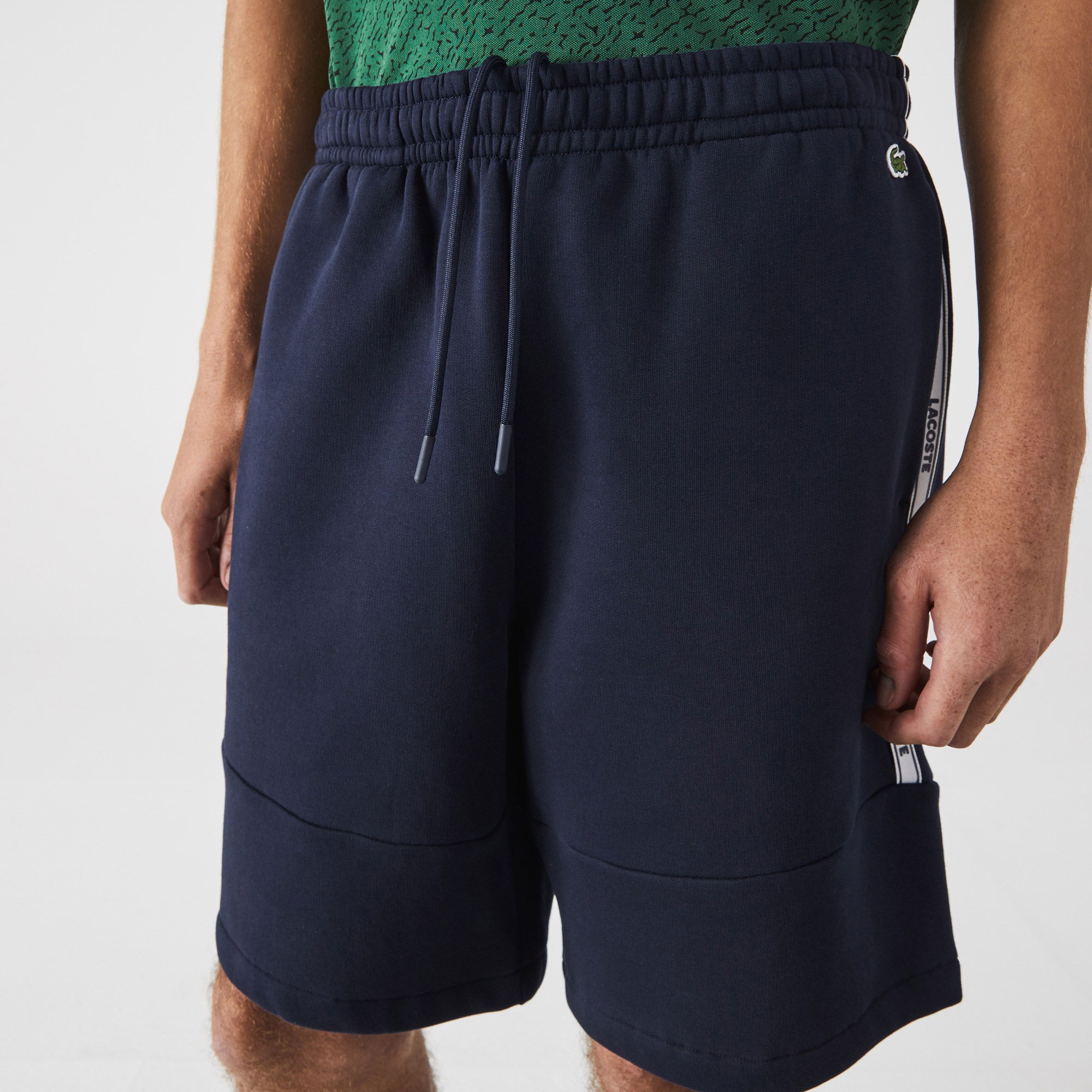 Lacoste Erkek Regular Fit Baskılı Lacivert Şort