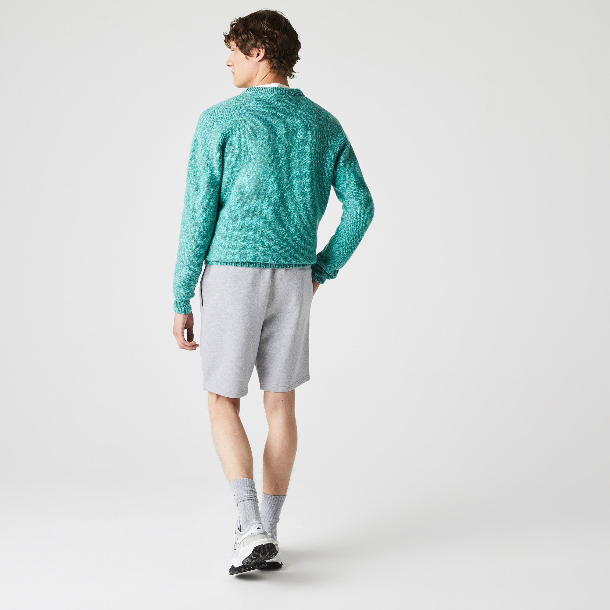 Lacoste SPORT Erkek Regular Fit Gri Şort