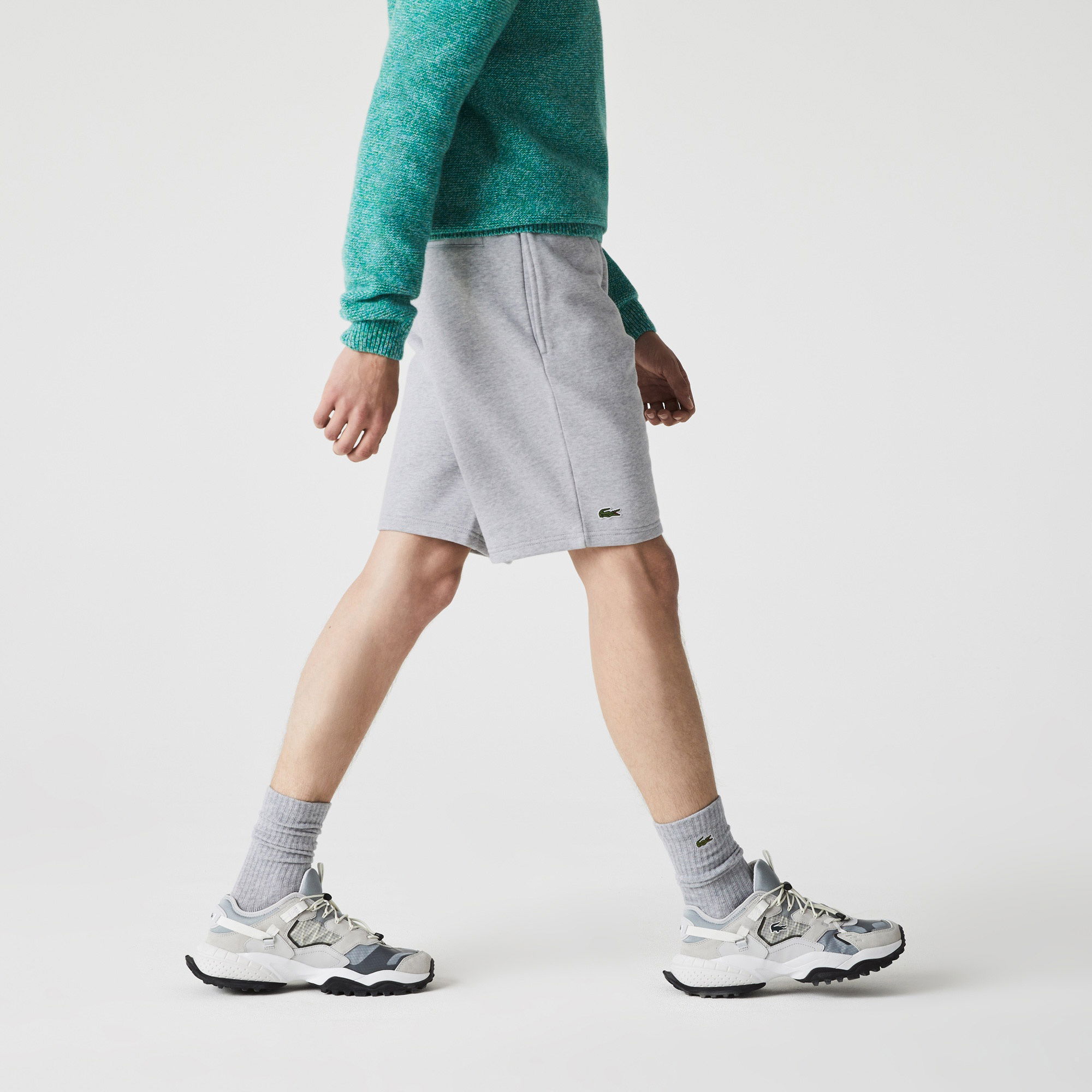 Lacoste SPORT Erkek Regular Fit Gri Şort