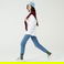 Lacoste Kadın Relaxed Fit Beyaz Gömlek