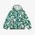Lacoste Heritage Fiúk kapucnis cipzáras nyomtatott zöld kabátjaYeşil