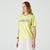 Lacoste Kadın Relaxed Fit Bisiklet Yaka Baskılı Sarı T-ShirtSarı