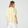 Lacoste Kadın Regular Fit Bisiklet Yaka Baskılı Açık Sarı T-Shirt