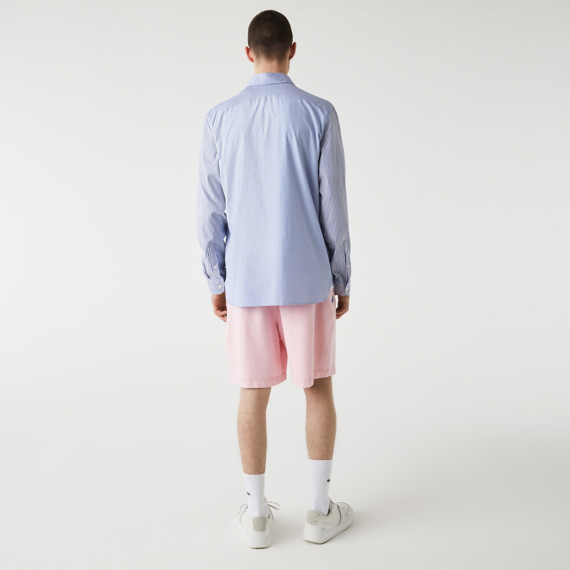 Lacoste Erkek Slim Fit Ekose Mavi Gömlek