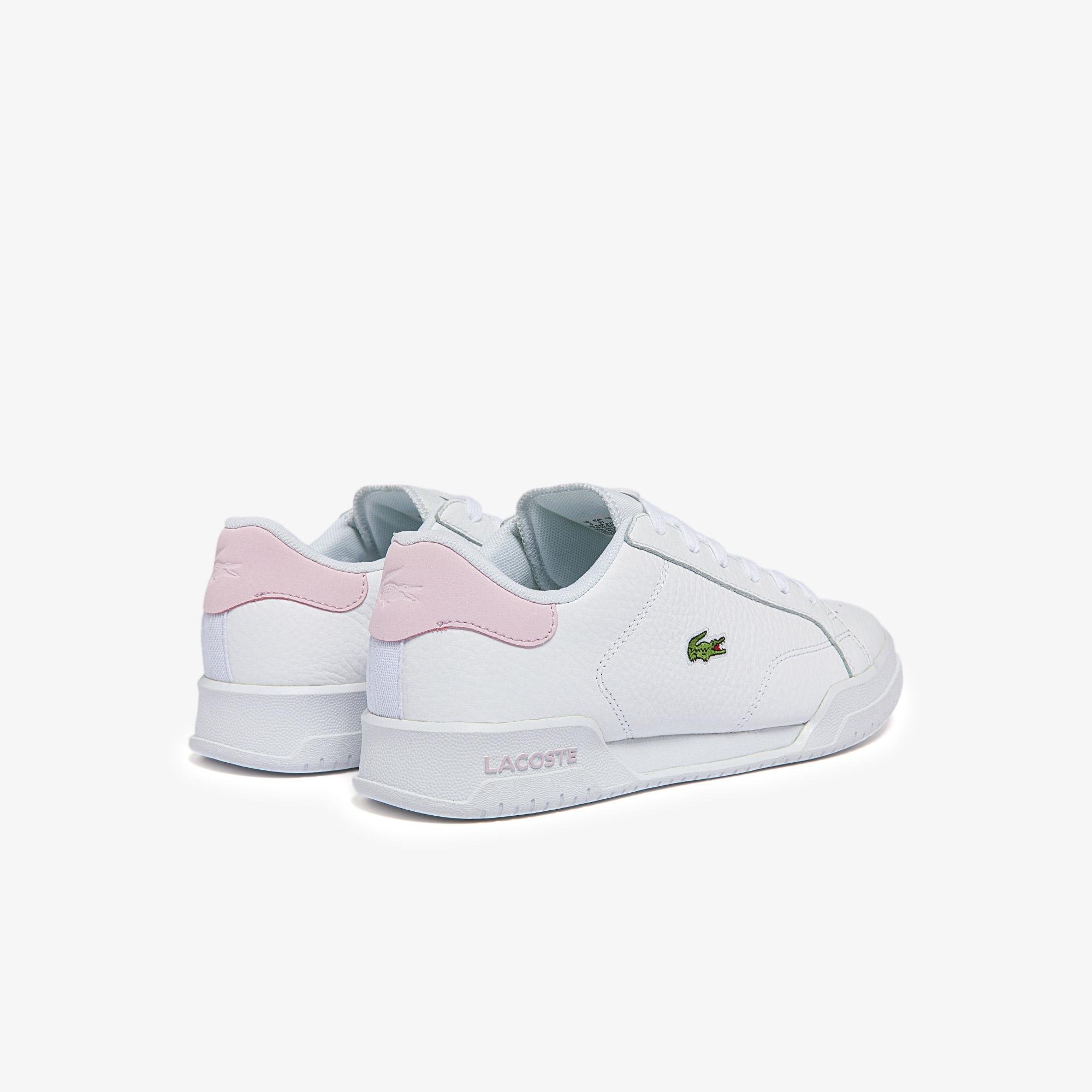 Lacoste SPORT Kadın Twin Serve Deri Açık Beyaz Sneaker