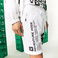 Lacoste L!VE x Minecraft Unisex Regular Fit Baskılı Beyaz Şort