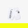 Lacoste L!VE x Minecraft Unisex Regular Fit Baskılı Beyaz Şort