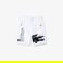 Lacoste L!VE x Minecraft Unisex Regular Fit Baskılı Beyaz Şort