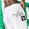 Lacoste L!VE x Minecraft Unisex Regular Fit Baskılı Beyaz Şort