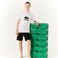 Lacoste X Minecraft Erkek Regular Fit Bisiklet Yaka Baskılı Beyaz Pijama Takımı