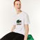 Lacoste X Minecraft Erkek Regular Fit Bisiklet Yaka Baskılı Beyaz Pijama Takımı