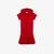 Lacoste Kız Çocuk Kısa Kollu Fermuarlı Kapüşonlu Yaka Kırmızı ElbiseKırmızı