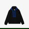 Lacoste Erkek Çocuk Kapüşonlu Fermuarlı Renk Bloklu Siyah Sweatshirt
