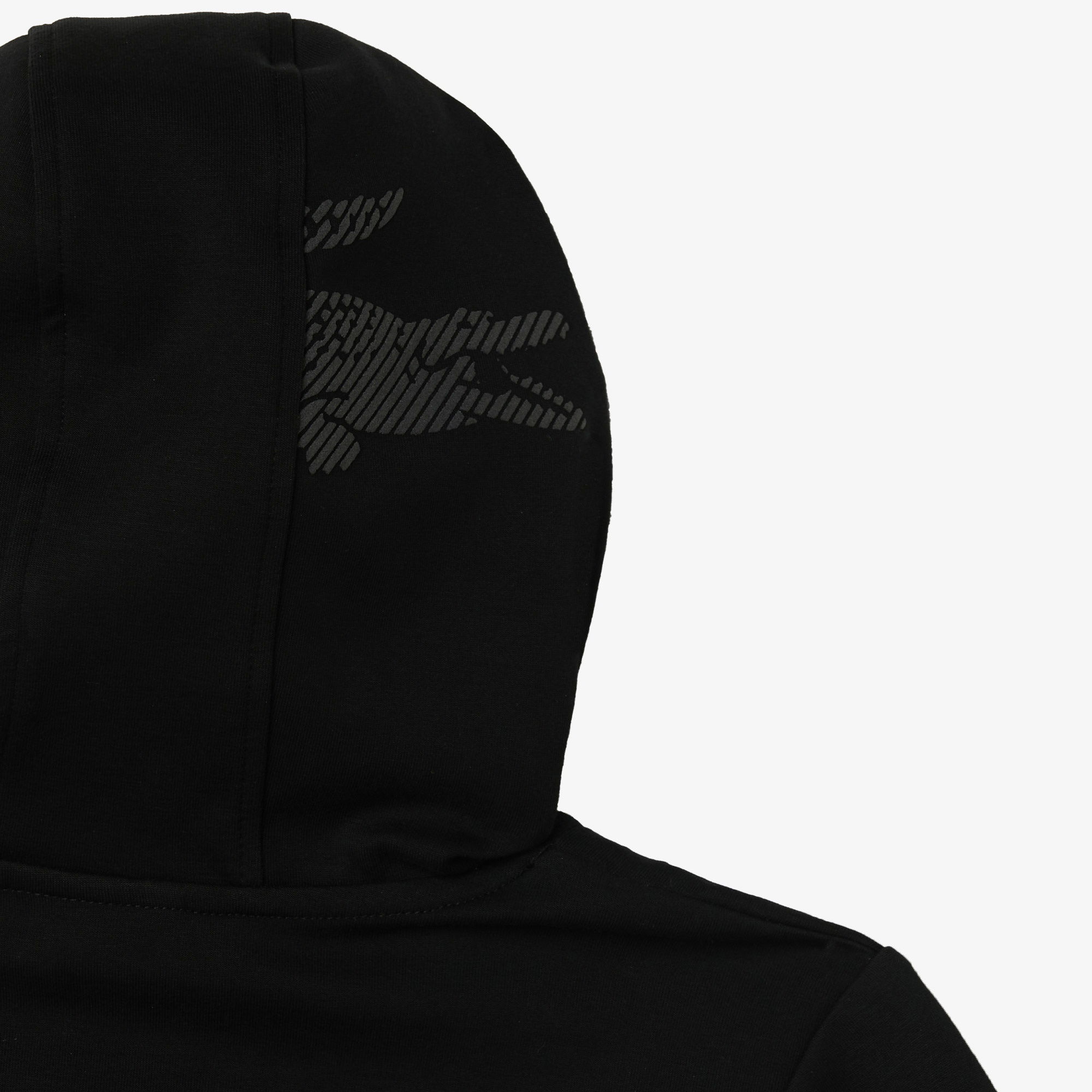 Lacoste Erkek Çocuk Kapüşonlu Fermuarlı Renk Bloklu Siyah Sweatshirt
