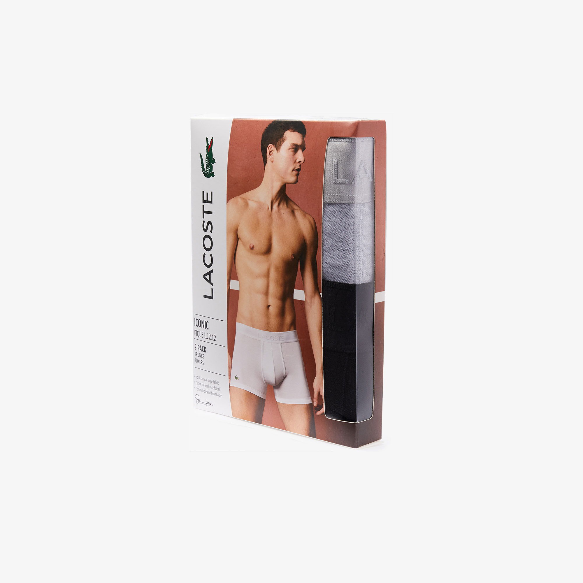 Lacoste Erkek 2'li Renkli Boxer