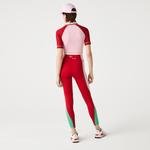 Lacoste SPORT Kadın Slim Fit Açık Kırmızı Polo