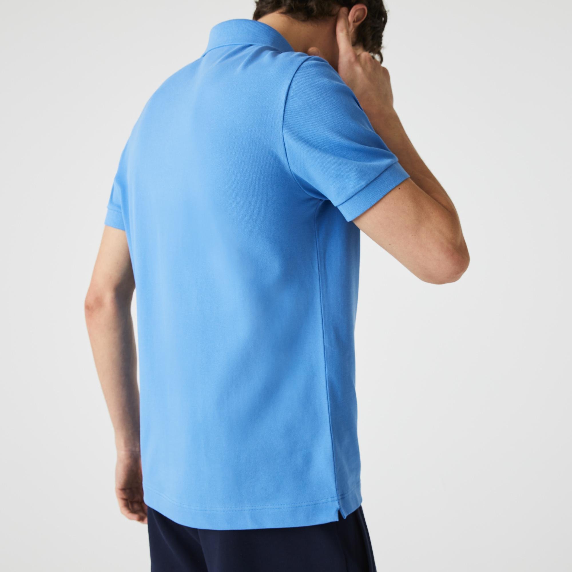 Lacoste Férfi  Paris póló normál méretű sztreccs pamut piké