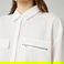 Lacoste Kadın Relaxed Fit Beyaz Gömlek