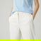 Lacoste Kadın Relaxed Fit Beyaz Pantolon