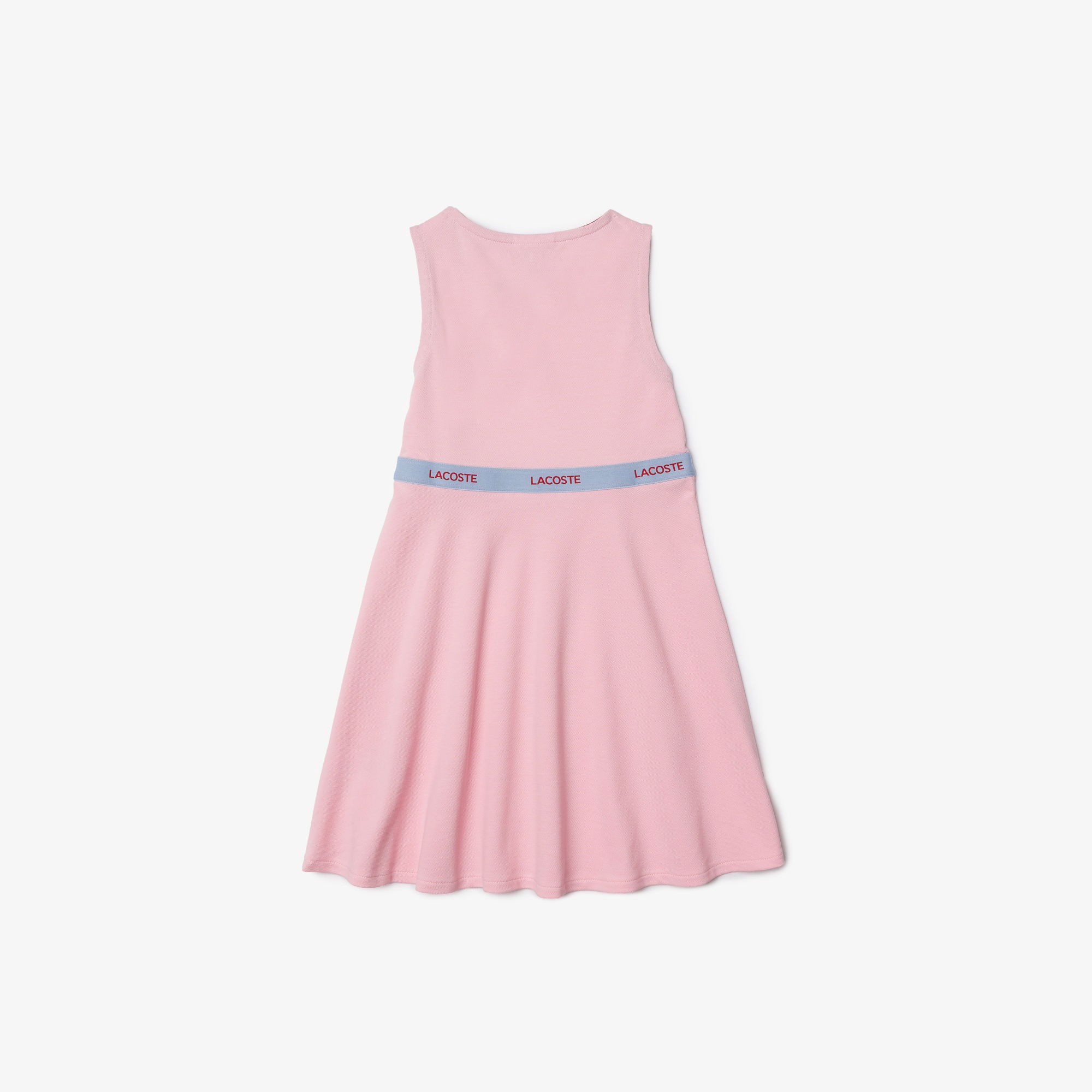 Lacoste Kız Çocuk Kolsuz Polo Yaka Pembe Elbise