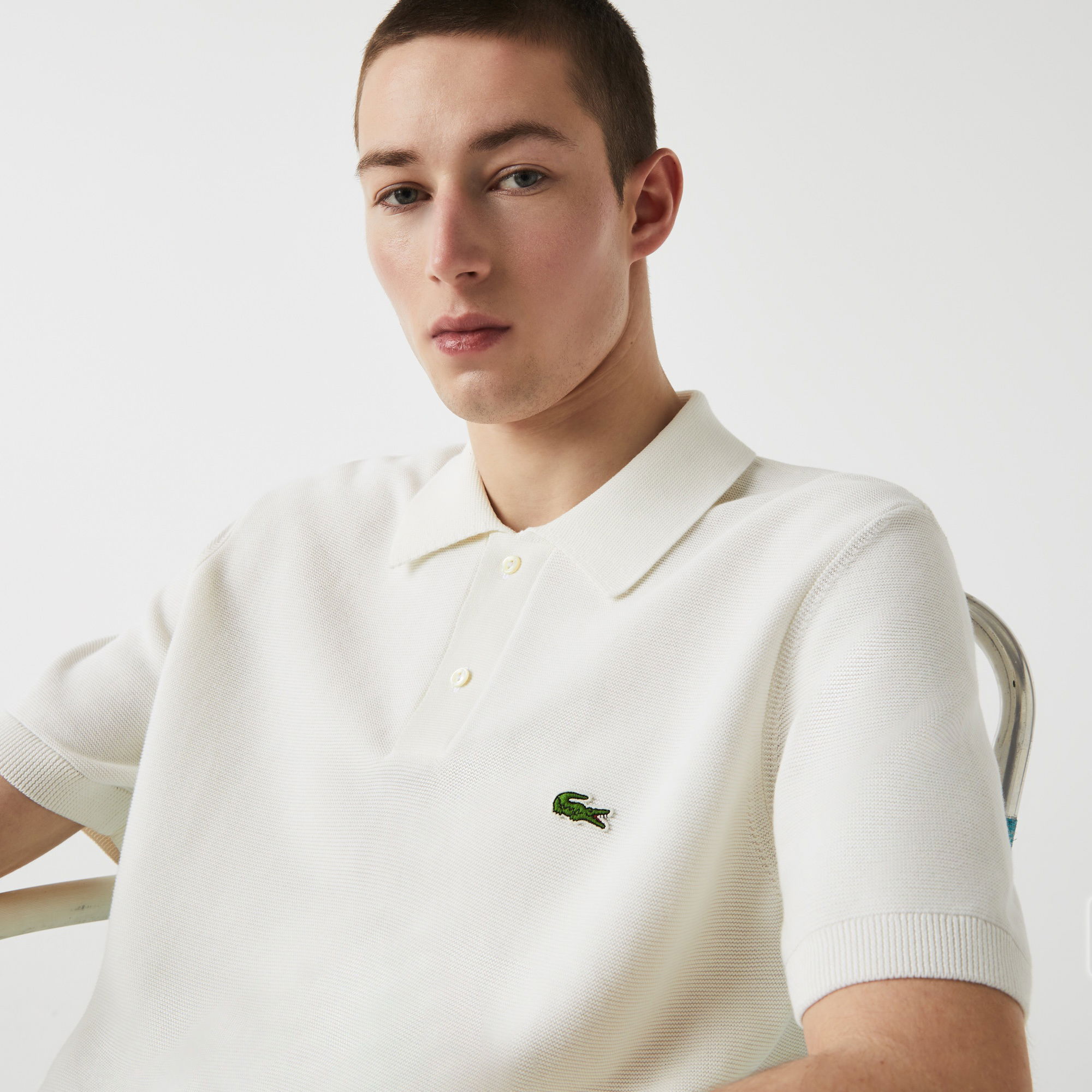 Lacoste Erkek Classic Fit Beyaz Polo
