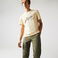 Lacoste Erkek Regular Fit Bisiklet Yaka Baskılı Bej T-Shirt