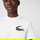 Lacoste Erkek Regular Fit Bisiklet Yaka Beyaz T-Shirt