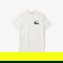 Lacoste Erkek Regular Fit Bisiklet Yaka Beyaz T-Shirt
