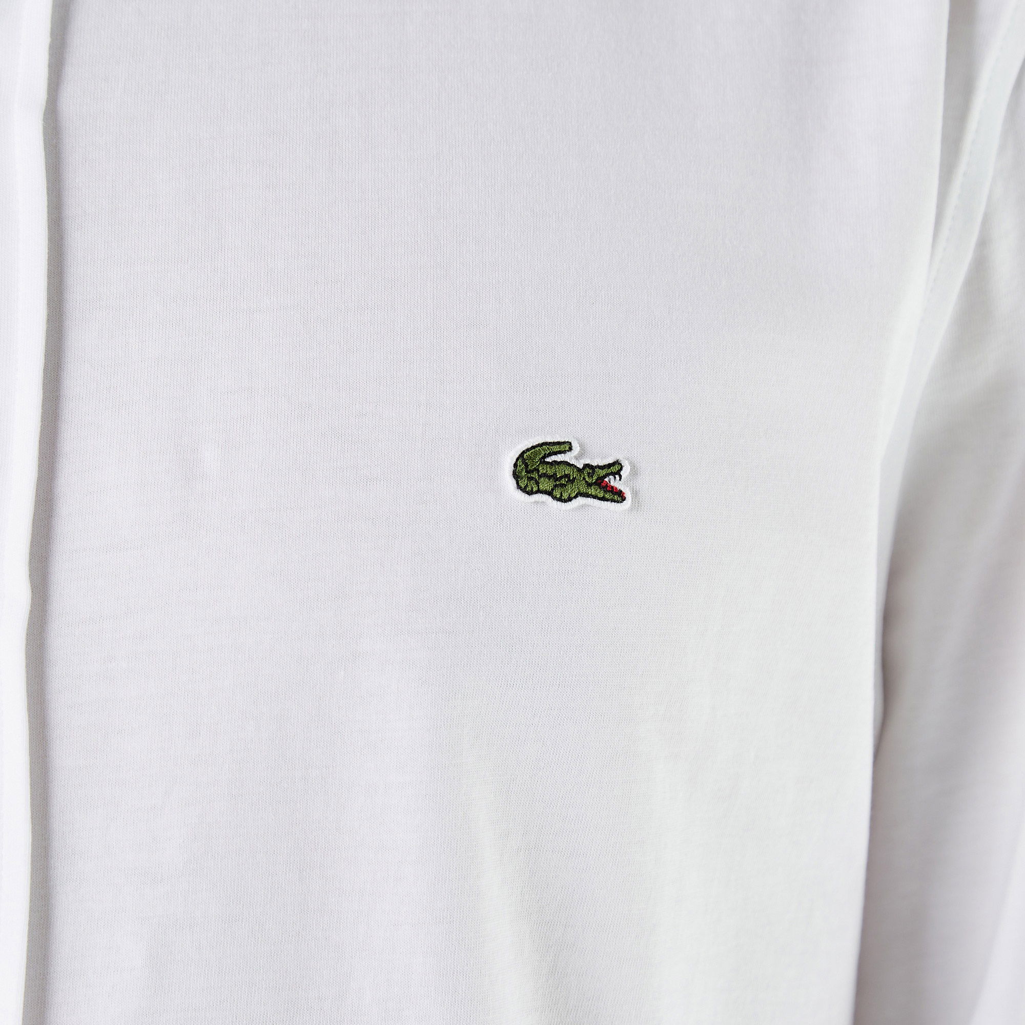 Lacoste Erkek Slim Fit Hakim Yaka Beyaz Gömlek