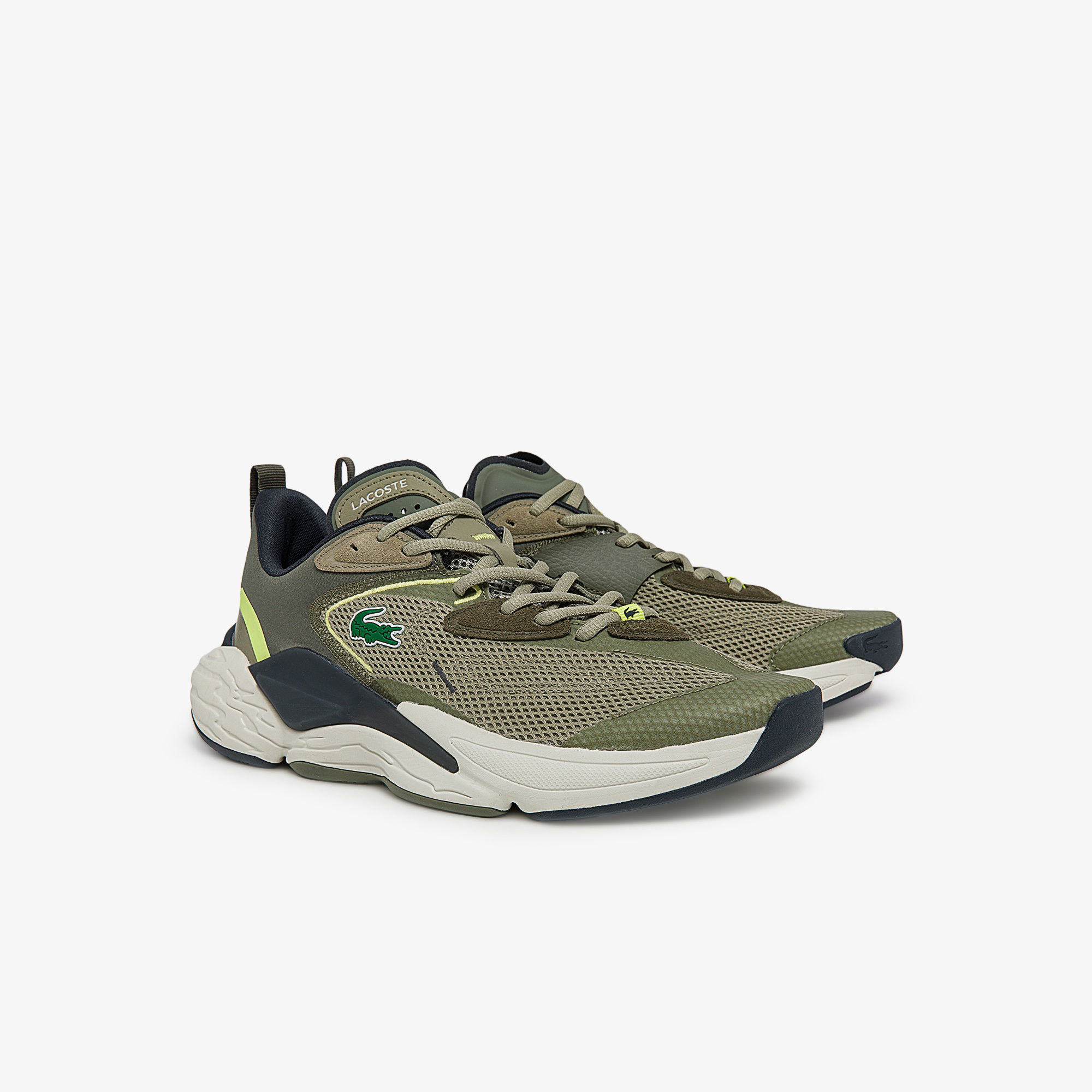 Lacoste Aceshot Erkek Haki Sneaker