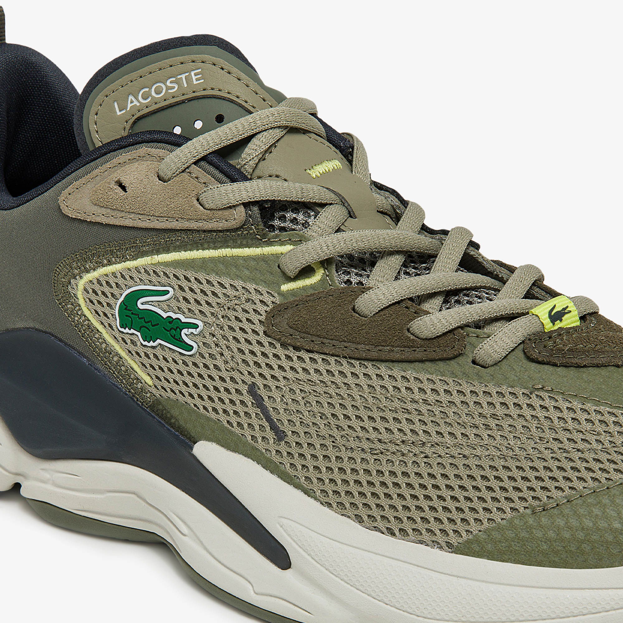 Lacoste Aceshot Erkek Haki Sneaker