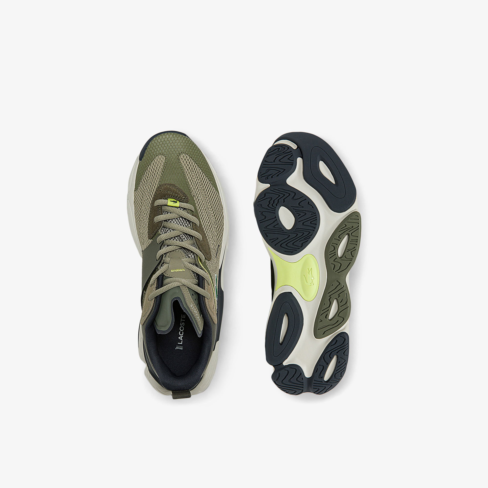 Lacoste Aceshot Erkek Haki Sneaker