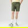 Lacoste Erkek Slim Fit Keten Yeşil Bermuda