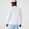 Lacoste Organik Pamuk Erkek Regular Fit Bisiklet Yaka Baskılı Beyaz Sweatshirt