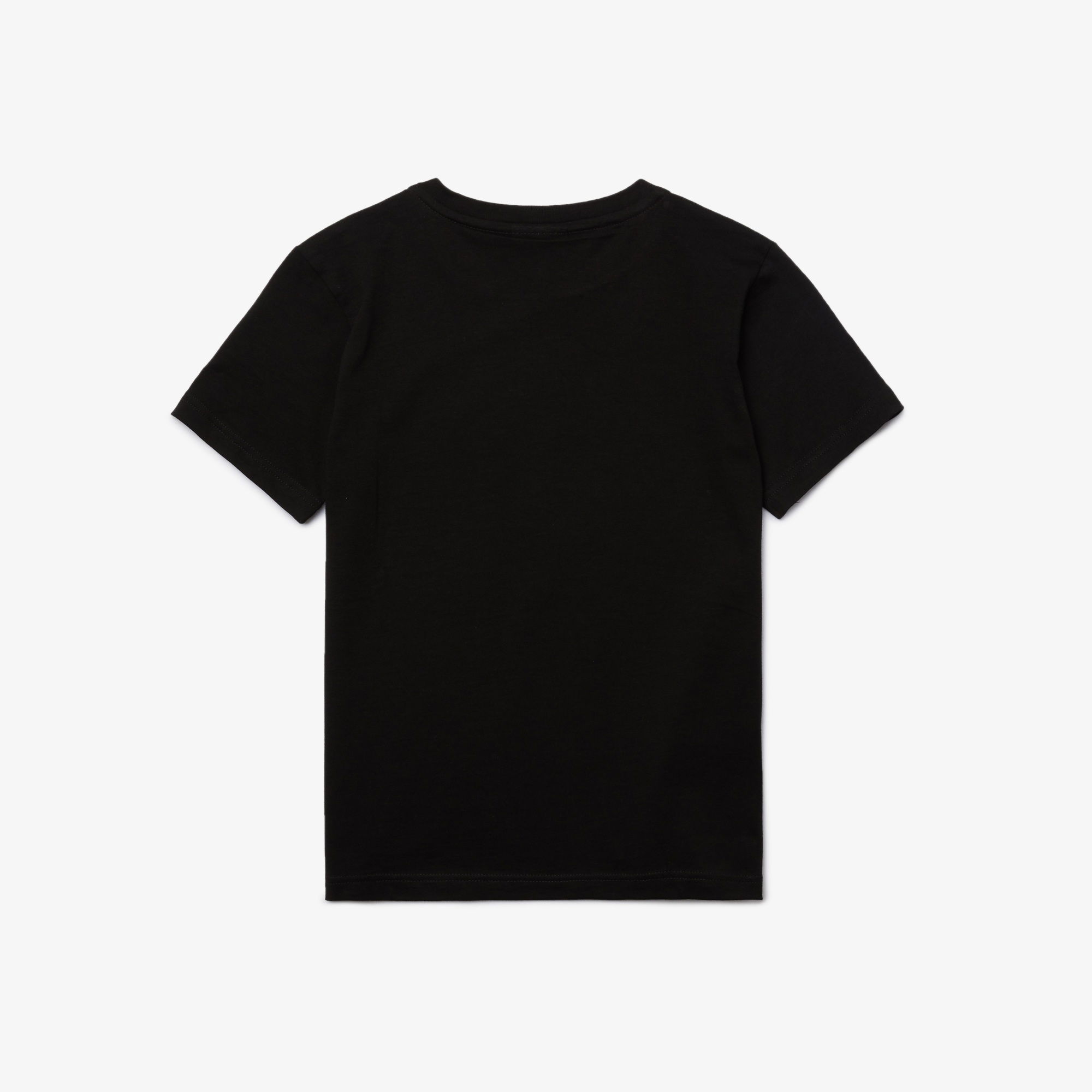 Lacoste Çocuk Bisiklet Yaka Siyah T-Shirt