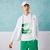 Lacoste SPORT x Novak Djokovic Erkek Regular Fit Fermuarlı Desenli Beyaz SweatshirtBeyaz