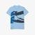 Lacoste SPORT x Novak Djokovic Erkek Regular Fit Bisiklet Yaka Baskılı Mavi T-ShirtMavi