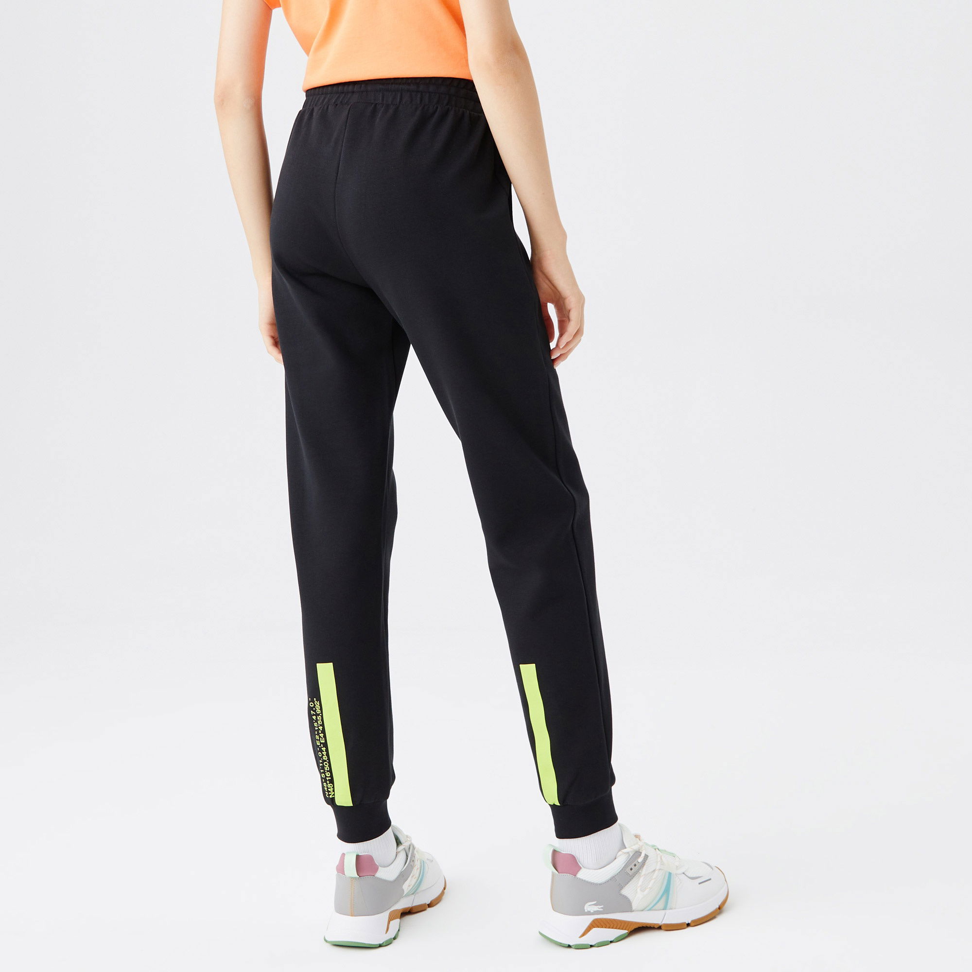 Lacoste Kadın Regular Fit Baskılı Siyah Eşofman Altı