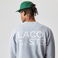 Lacoste Erkek Relaxed Fit Bisiklet Yaka Baskılı Gri Sweatshirt
