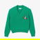 Lacoste Holiday Kadın V Yaka Yün Yeşil Kazak