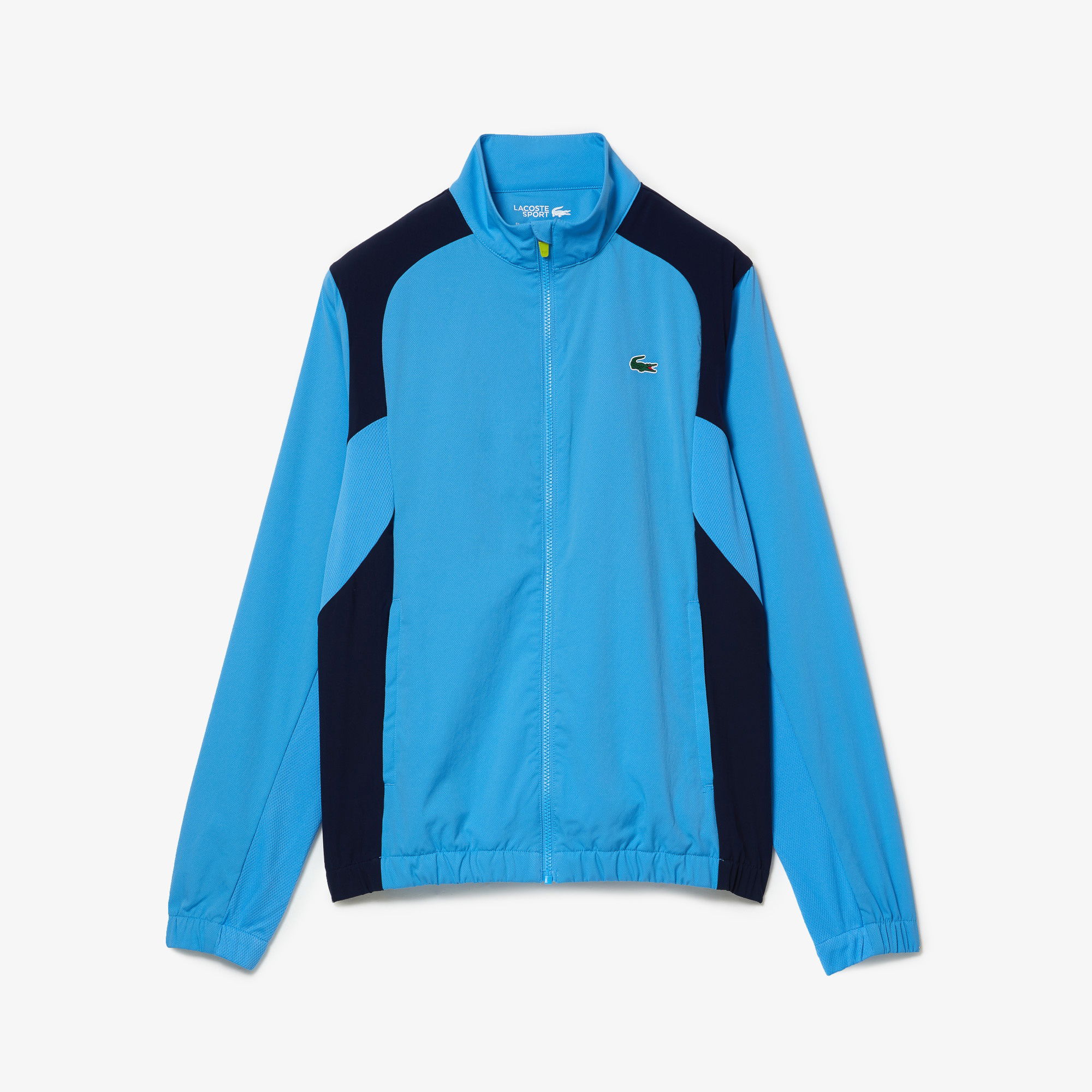 Lacoste SPORT Erkek Regular Fit Dik Yaka Renk Bloklu Mavi Eşofman Takımı