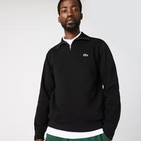 Lacoste Erkek Classic Fit Yarım Fermuarlı Koyu Yeşil Sweatshirt031