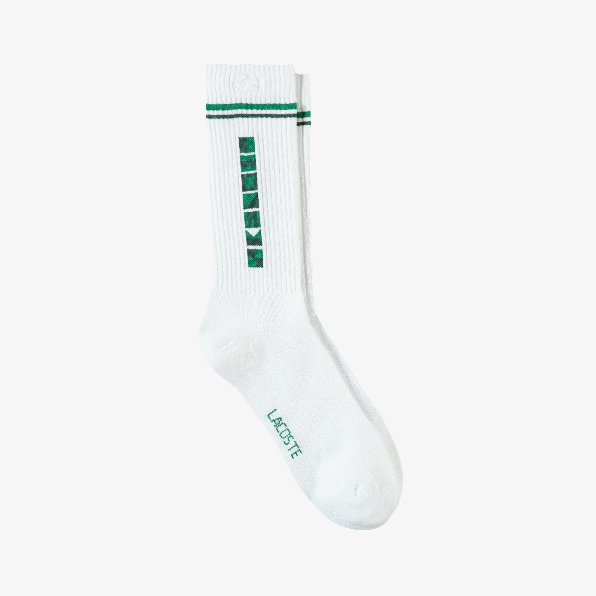 Lacoste Erkek Baskılı Beyaz Çorap