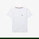 Lacoste Çocuk Bisiklet Yaka Beyaz T-Shirt