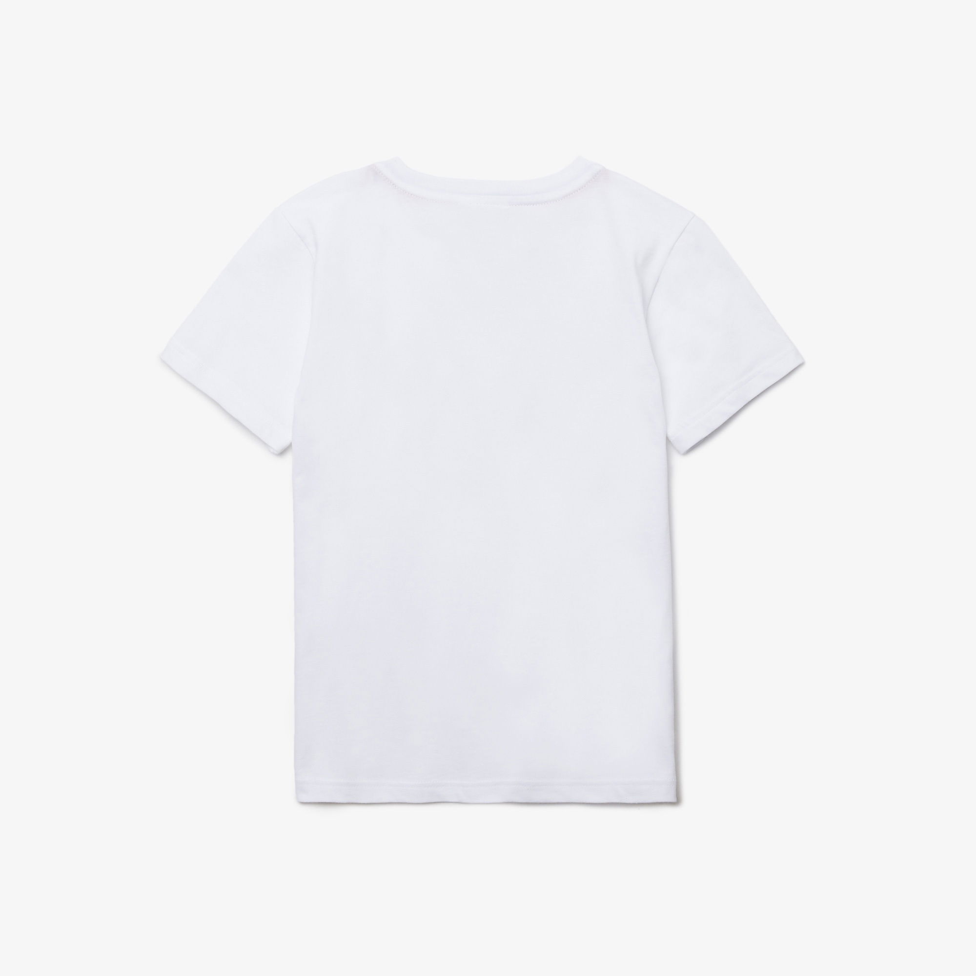 Lacoste Çocuk Bisiklet Yaka Beyaz T-Shirt