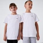 Lacoste Çocuk Bisiklet Yaka Beyaz T-Shirt