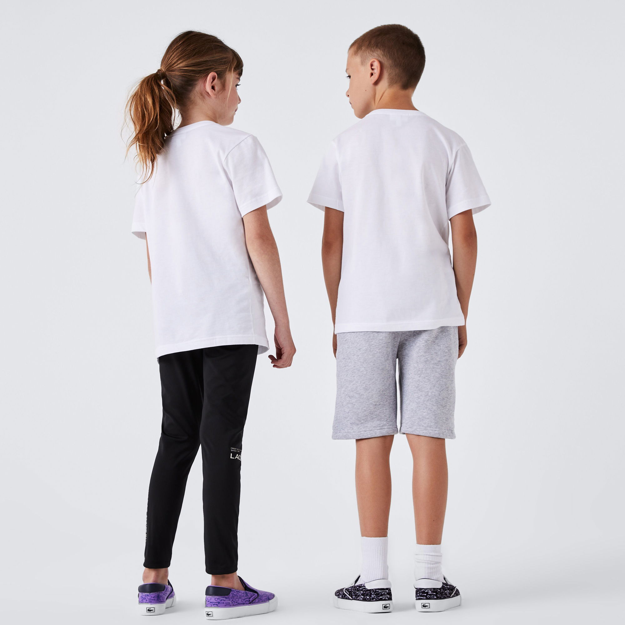 Lacoste Çocuk Bisiklet Yaka Beyaz T-Shirt