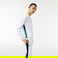 Lacoste SPORT Erkek Classic Fit Bisiklet Yaka Baskılı Beyaz Sweatshirt